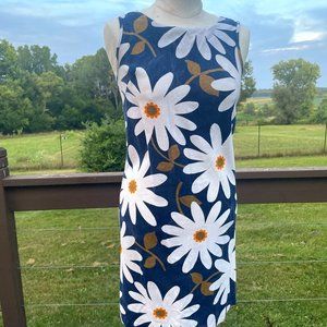 60's Mode O' Day Dress with White Flowers